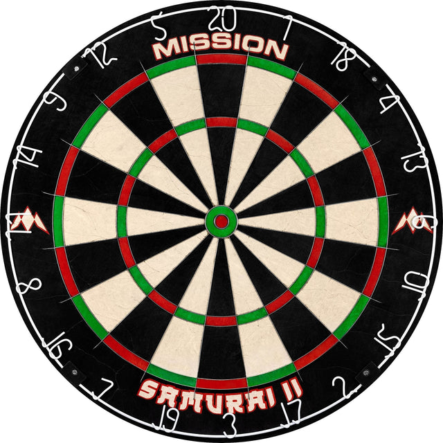*Mission Samurai II Dartboard - Ultra Thin Wire - Professional Board