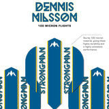 Mission Solo Dart Flights - 100 Micron - Std - No2 - Dennis Nilsson - view 3