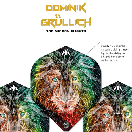 Mission Solo Dart Flights - 100 Micron - Std - No2 - Dominik Grüllich - view 3