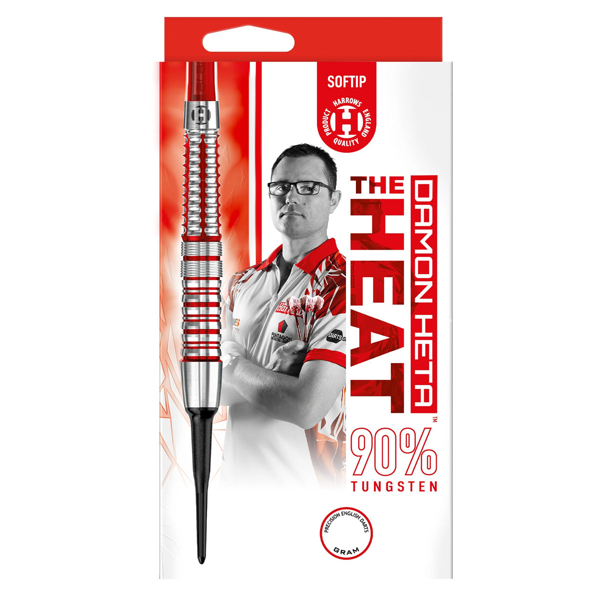 Damon Heta Series 2 90% Tungsten Soft Tip Darts by Harrows - view 5