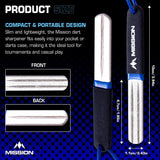 Mission Diamond  Point Sharpener - Large - Blue - view 3