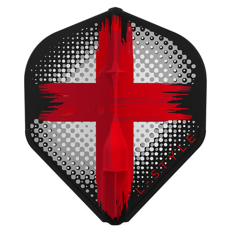 L-Style David Evans V2 EZ Dart Flights Black L1 Standard - view 2