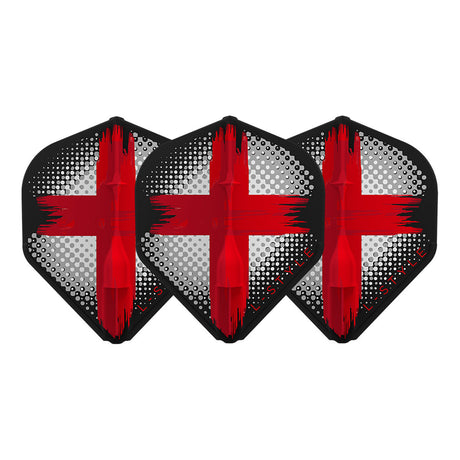 L-Style David Evans V2 EZ Dart Flights Black L1 Standard
