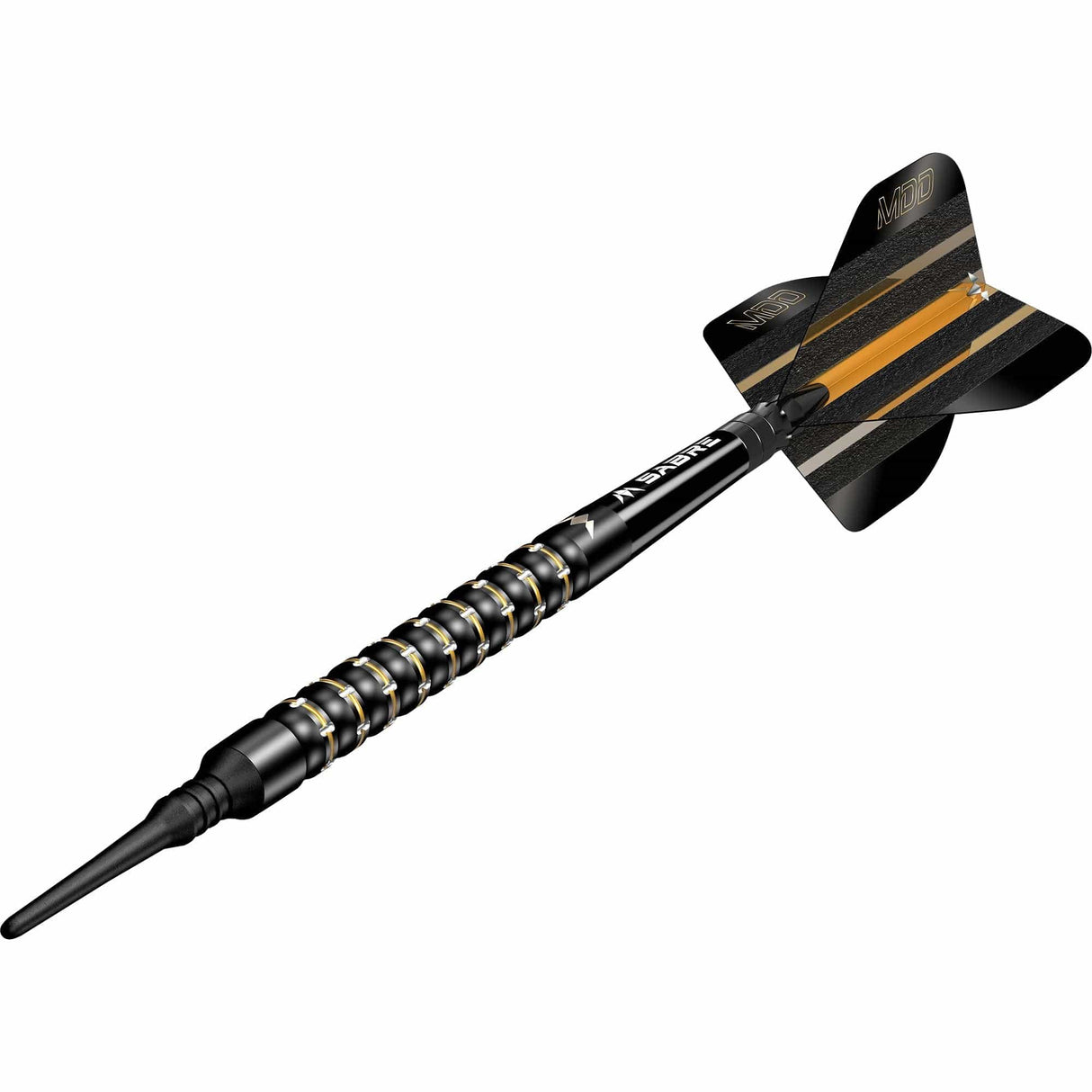 Mission Mike De Decker Darts - Soft Tip - 95% Tungsten - Black & Gold PVD - 20g - view 5