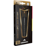 Mission Mike De Decker Darts - Steel Tip - 95% Tungsten - Black & Gold PVD - view 3