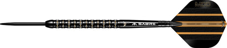Mission Mike De Decker Darts - Steel Tip - 95% Tungsten - Black & Gold PVD - The Darts Shop