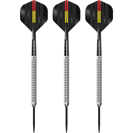 Mission Mike De Decker Darts - Steel Tip - 95% Tungsten - Silver - The Darts Shop
