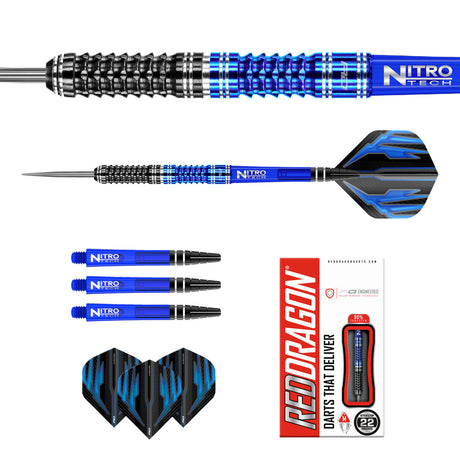 Delta 1 90% Tungsten Steel Tip Darts by Red Dragon - view 5