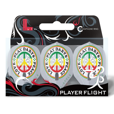 L-Style Deta Hedman V4 PRO Dart Flights Clea White L1 Standard - view 3