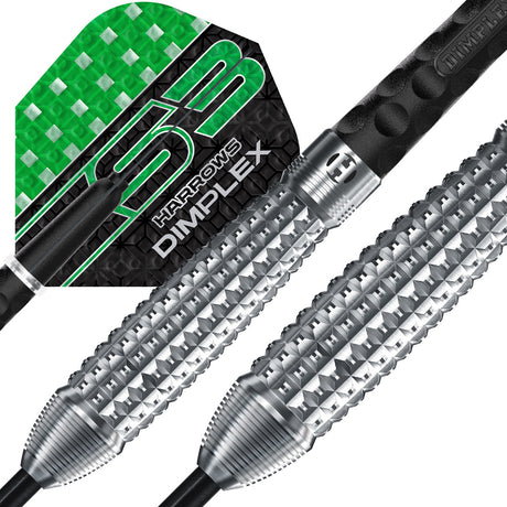 Harrows Dimplex S3 Bomb 90% Tungsten Steel Tip Darts - view 3