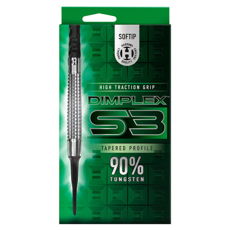 Dimplex S3 Tapered 90% Tungsten Soft Tip Darts by Harrows - view 5