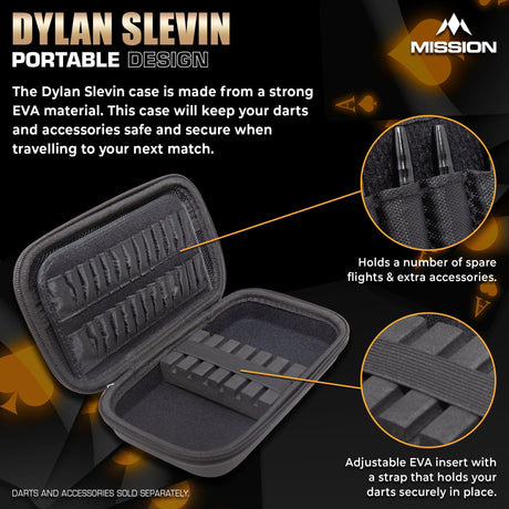 Mission Darts Players- EVA Dart Case - Dylan Slevin - view 3