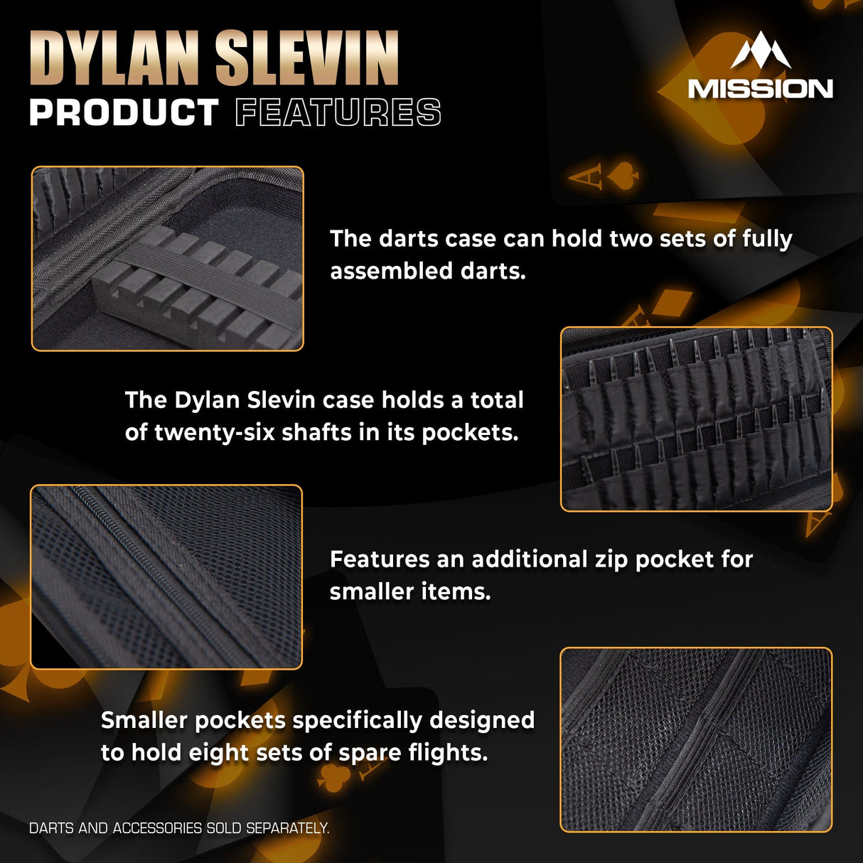 Mission Darts Players- EVA Dart Case - Dylan Slevin - view 4