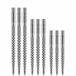 Mission Caliburn Replaceable Dart Points - Ripple - Silver