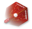 Unicorn Ultrafly Dart Flights Big Wing Elements Firestorm Red