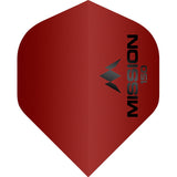 Mission Logo 150 Dart Flights - 150 Micron - No2 - Std - Matt - view 5
