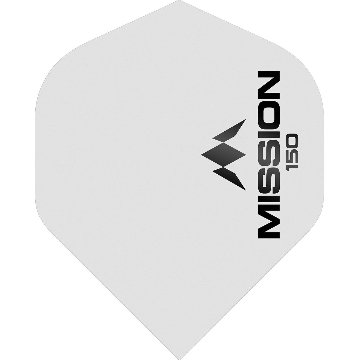Mission Logo 150 Dart Flights - 150 Micron - No2 - Std - Matt - view 3