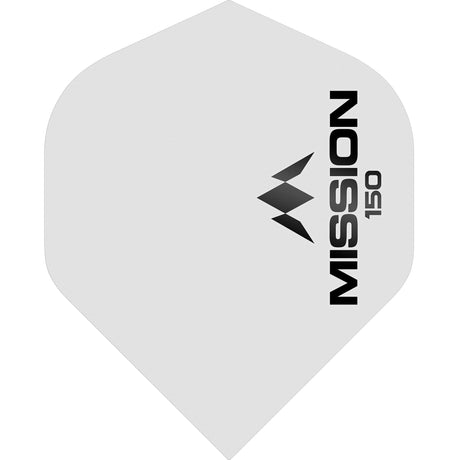 Mission Logo 150 Dart Flights - 150 Micron - No2 - Std - Matt - view 3