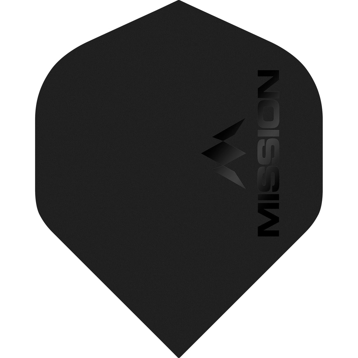 Mission Logo Dart Flights - 100 Micron - No2 - Std - Matt - view 2