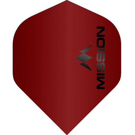 Mission Logo Dart Flights - 100 Micron - No2 - Std - Matt - view 4
