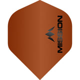 Mission Logo Dart Flights - 100 Micron - No2 - Std - Matt - view 8