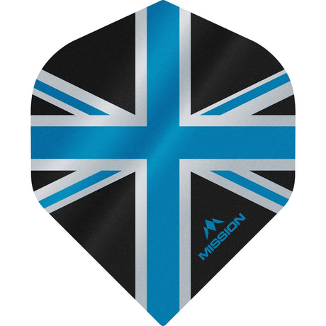 *Mission Alliance Union Jack Dart Flights - No2 - Std - Black - view 4