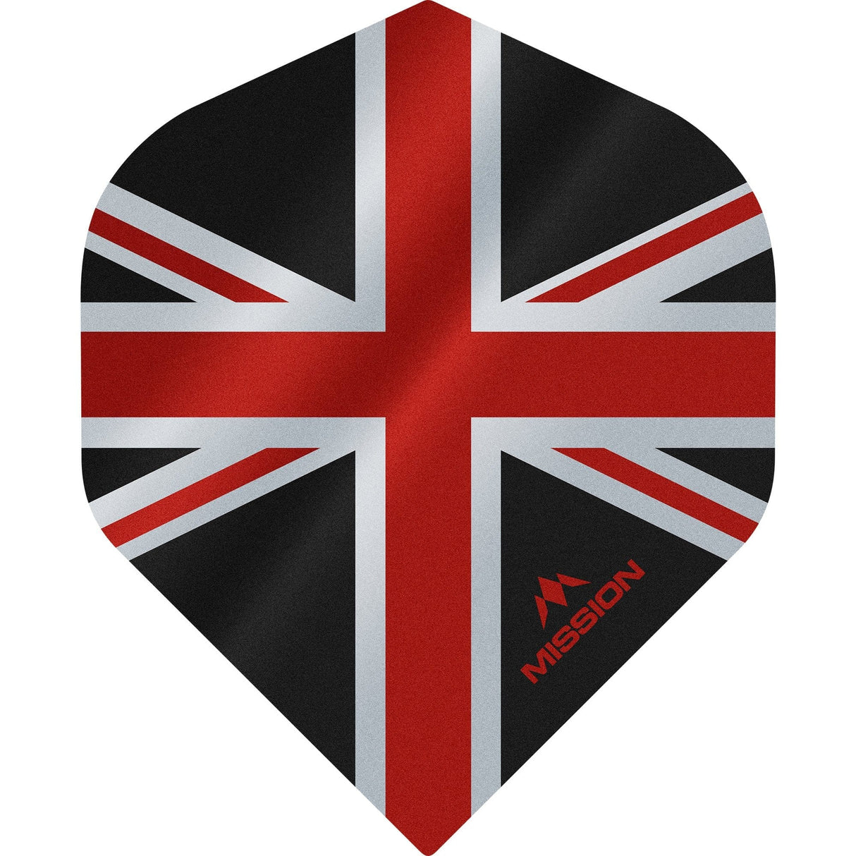 *Mission Alliance Union Jack Dart Flights - No2 - Std - Black - view 2