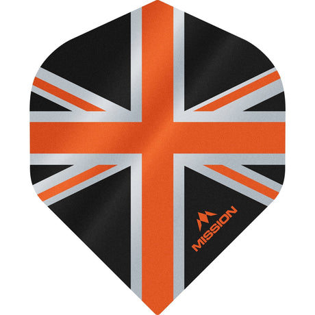 *Mission Alliance Union Jack Dart Flights - No2 - Std - Black - view 8