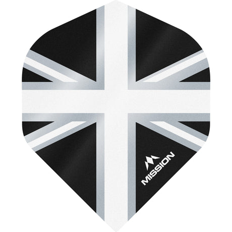 *Mission Alliance Union Jack Dart Flights - No2 - Std - Black - view 9
