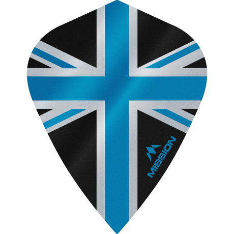 *Mission Alliance Union Jack Dart Flights - Kite - Black - view 4