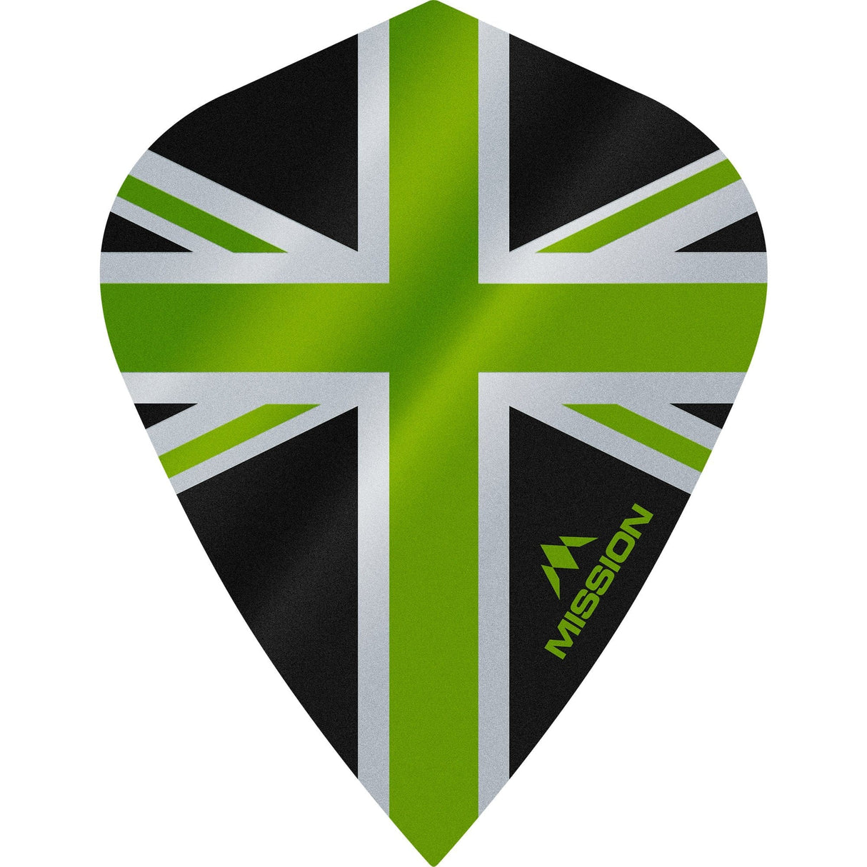*Mission Alliance Union Jack Dart Flights - Kite - Black - view 3