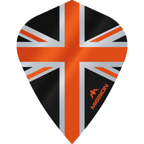 *Mission Alliance Union Jack Dart Flights - Kite - Black - view 8