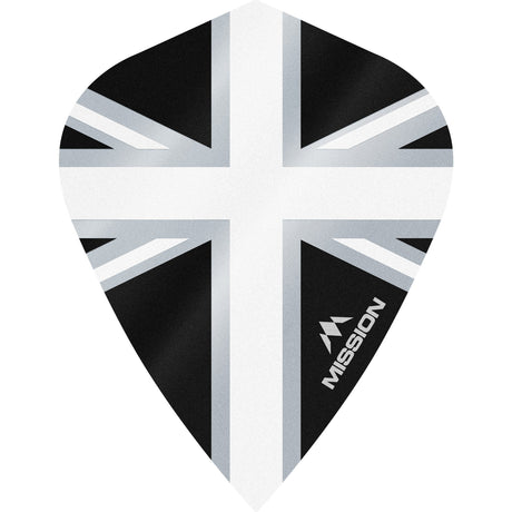 *Mission Alliance Union Jack Dart Flights - Kite - Black - view 9