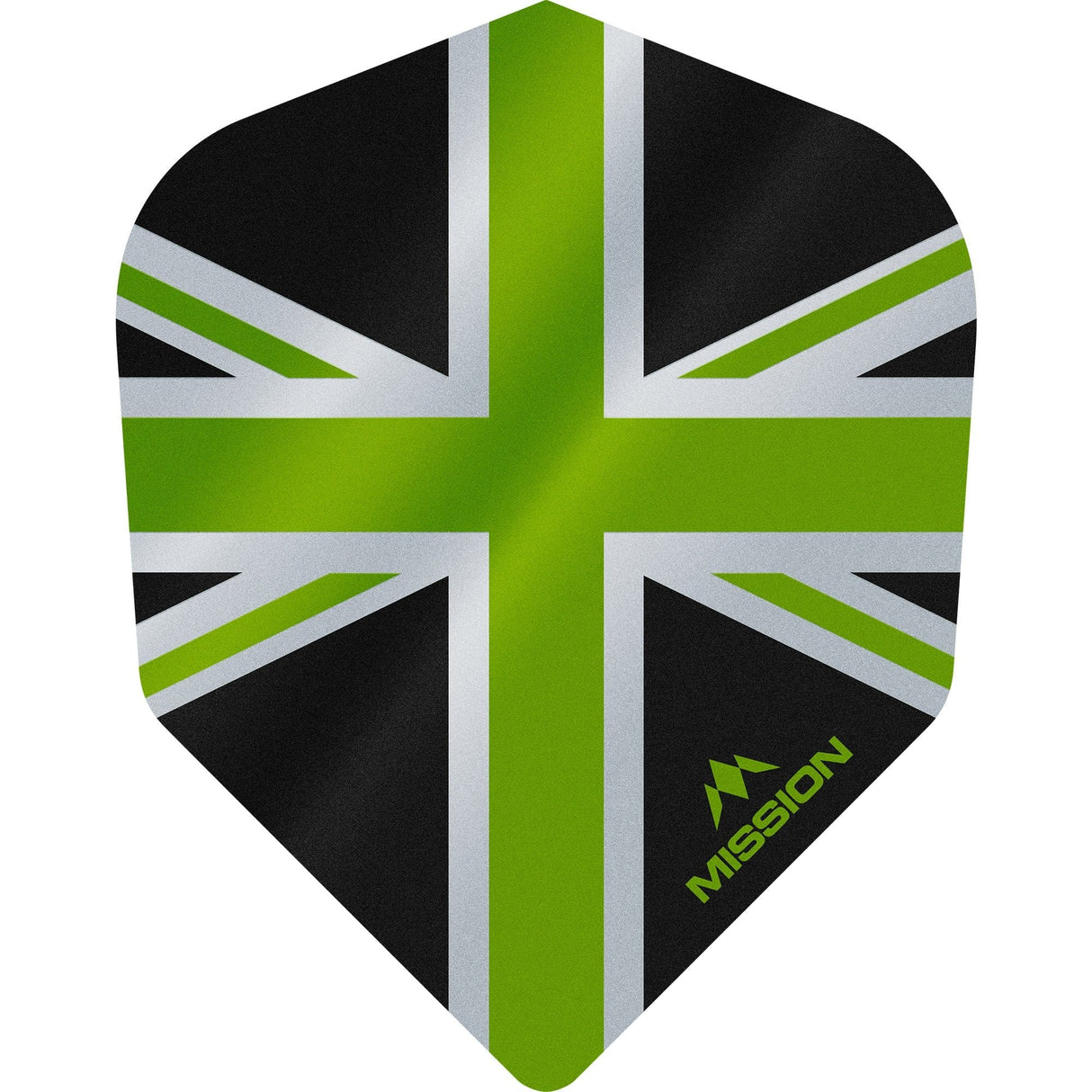 *Mission Alliance Union Jack Dart Flights - No6 - Std - Black - view 3