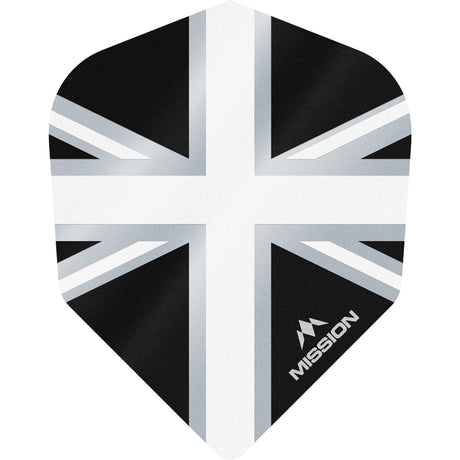 *Mission Alliance Union Jack Dart Flights - No6 - Std - Black - view 9
