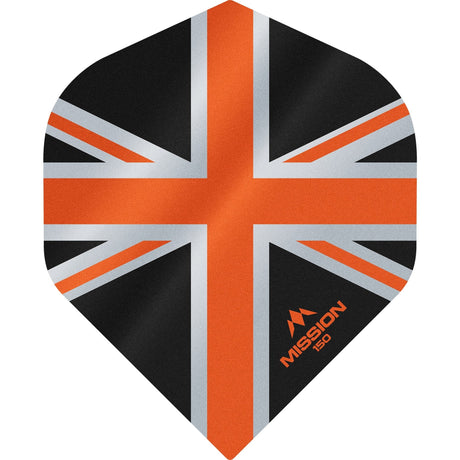*Mission Alliance Union Jack Dart Flights - 150 - No2 - Black - view 6