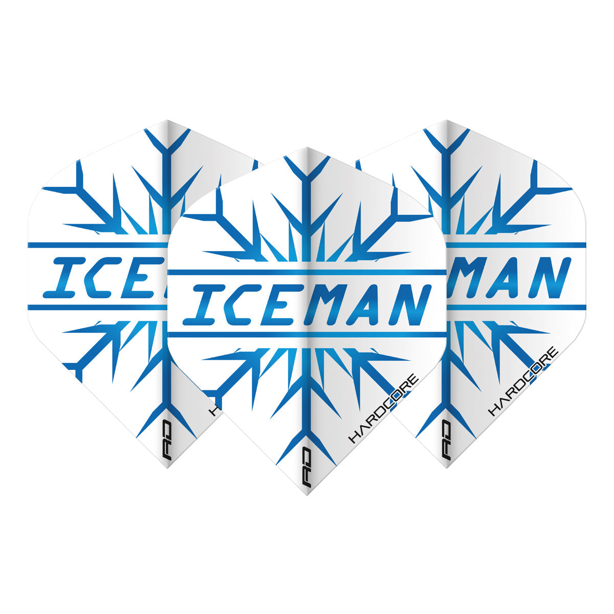 Hardcore Gerwyn Price Snowflake Standard Dart Flights by Red Dragon - view 2