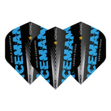 Hardcore Ionic Iceman World Champion Blue Edition Standard Dart Flights by Red Dragon - view 2