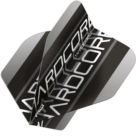 Hardcore XT Grey and Black Triple Standard Dart Flights by Red Dragon - view 3