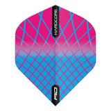 Hardcore Radical Harlequin Standard Dart Flights by Red Dragon