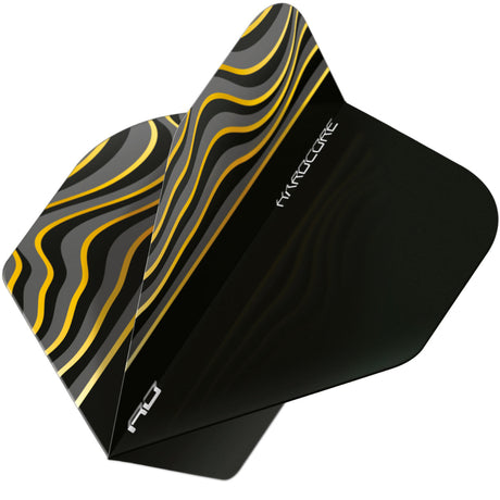 Hardcore Radical Black Wave Standard Dart Flights by Red Dragon - view 3