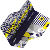 Hardcore Snakebite Stack Black & Yellow Standard Dart Flights by Red Dragon - view 3