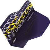 Hardcore XT Radical Yellow Triple Standard Dart Flights by Red Dragon - view 3