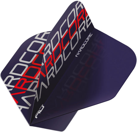 Hardcore XT Radical Red Triple Standard Dart Flights by Red Dragon - view 3
