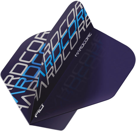 Hardcore XT Radical Blue Triple Standard Dart Flights by Red Dragon - view 3