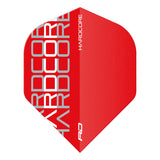 Hardcore XT Radical White Triple Standard Dart Flights by Red Dragon