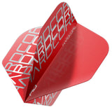 Hardcore XT Radical White Triple Standard Dart Flights by Red Dragon - view 3
