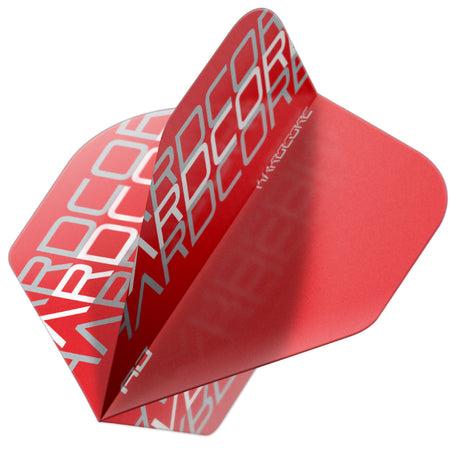 Hardcore XT Radical White Triple Standard Dart Flights by Red Dragon - view 3