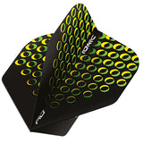Hardcore Ionic Yellow Circles Standard Dart Flights by Red Dragon - view 3