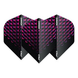 Hardcore Ionic Pink Circles Standard Dart Flights by Red Dragon - view 2